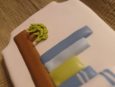 baby shower a new chapter themed decorated cookies